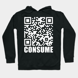 CONSUME - QR Code Hoodie